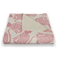 thumbnail image 2 of Creative Products Check Meowt Pink Watercolor Cat 50x60 Coral Fleece Blanket, 2 of 3