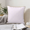 thumbnail image 4 of KLL Kawaii Cat Paw Decorative Throw Pillow Covers Velvet Soft for Couch Sofa Bedroom Living Room Outdoor (No pillow core)- 18"x18", 4 of 5