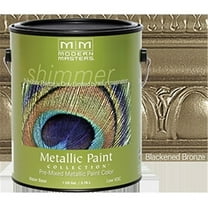 MODERN MASTERS ME238 1 Gallon Blackened Bronze Metallic Paint - Semi Opaque