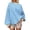 Light Blue, variant on IROINNID Womens Color Block Pullover Sweater Striped Casual Loose Fit Top Long Sleeve Round Neck Pocket Detail Comfortable Soft Fabric Daily Wear Vacation(Blue,L)