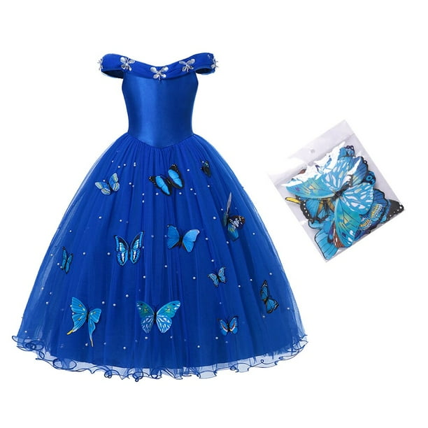 Disney cendrillon robe pour filles carnaval f??te no?�l Cosplay Costume enfants robe de bal 