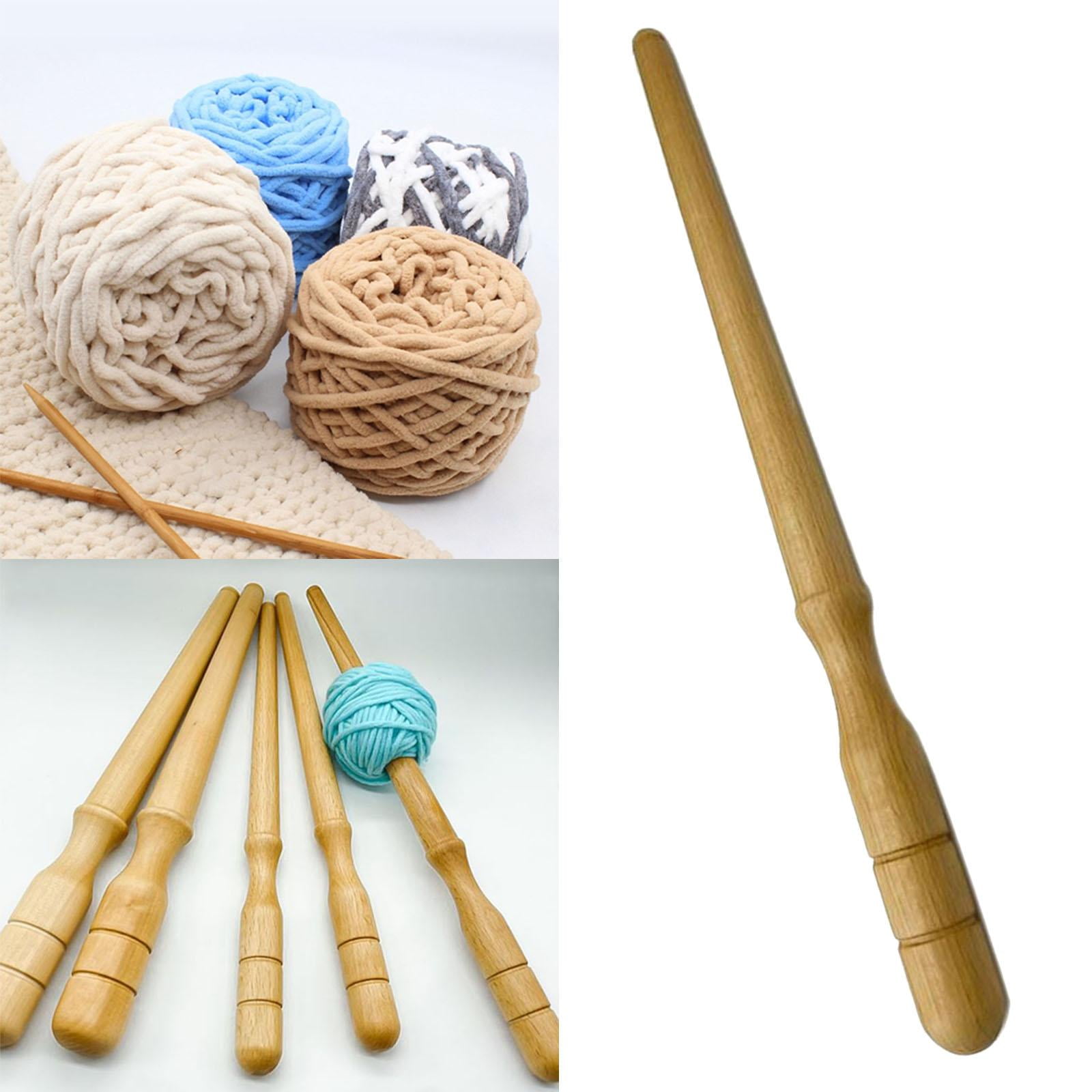 2023 Yarn Holder For Knitting Crocheting Rotating Magnetic Wooden Yarn  Holder Space Saving Yarn Holder For Knitting 320g Bearing - AliExpress