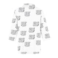 thumbnail image 5 of DENGDENG Women's Tops 3/4 Sleeve Loose Fit Collared Button Down Shirts Summer Henley V Neck Tunic Casual T-Shirts Lightweight Trendy Geometric Print Blouse Multicolor L, 5 of 5