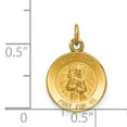 thumbnail image 2 of 14K Yellow Gold Saint Roch Medal Charm, 2 of 2