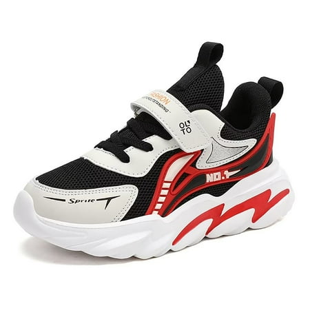 HOBIBEAR Kids Sneakers for Boys Running Shoes Lightweight Sport