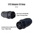 thumbnail image 5 of EVSE EV Adaptor 32A J1772 Type 1 to Type 2 Plug EV Adapter, Electric Cars Vehicle Charger Charging Connector, 5 of 8