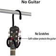 thumbnail image 3 of Percha portátil para guitarra y armario para guitarra, soporte para guitarra, soporte para guitarra con acolchado de goma antideslizante para el hogar o el estudio, no requiere herramientas de instala, 3 of 5