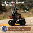 thumbnail image 3 of QEASET Electric atv Dirt Quad, 36V 500W Motor, 12-17mph Speed, Twist Grip Acceleration & Hand Operated Disc Brakes,Knobby Air Tires, Multiple Colors, Holiday Gifts, 3 of 8