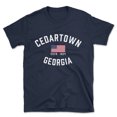 thumbnail image 1 of Cedartown Georgia Patriot Men's Cotton T-Shirt, 1 of 1