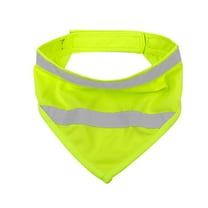 YEAHIBABY Reflective Dog Bandana Safety Bib Durable Polyester for Night Walking 24.0 x 12.0 Inches