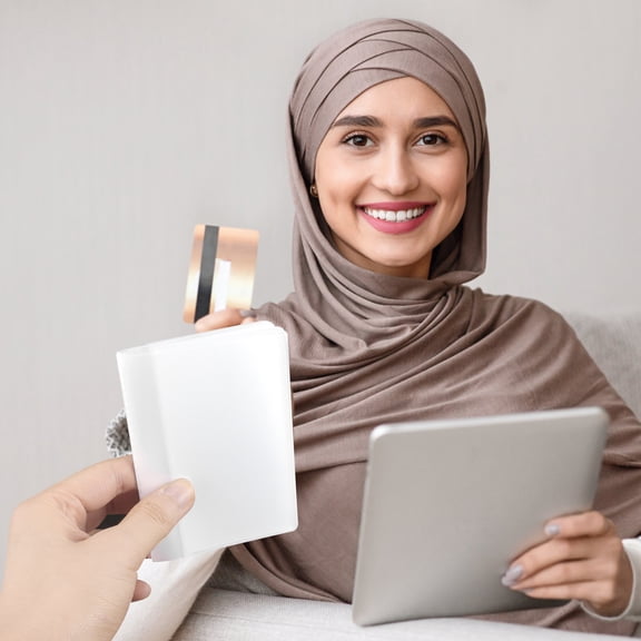 LOLIPPYY 2-Pack Lightweight Plastic Credit Card Holder Inserts for Secure, Practical Wallet Organization and Easy Access