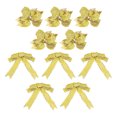 thumbnail image 1 of 1 Conjunto de Bowknots de Navidad Bowknots de Navidad Festival Ornamentos de flores brillantes, 1 of 5
