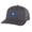 Charcoal, variant on Classic Air Force Veteran Trucker Hat – Embroidered Air Force Logo, Patriotic Mesh Snapback Cap (NavyBlue)