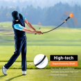 thumbnail image 2 of 40 In. Golf Training Aids for Strength and Tempo Training Golf Swing Trainer Warm-Up Stick Golf Swing Trainer for Outdoor Indoor Practice Chipping Hitting Golf Accessories Orange ChYoung, 2 of 8