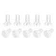 thumbnail image 1 of Unique Bargains M4x10mm Plastic Phillips Machine Screws, PC Flat Head Machine Bolts 25 Pack, 1 of 4