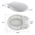 COZ NonElectric Elongated Toilet Bidet Seat with Cover & Self