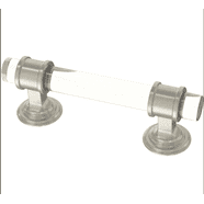 6.25 In. Center Knurled Bar Pull Cabinet Hardware Handle (10 Pack) - On