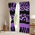 thumbnail image 3 of Feelyou Zebra Print Curtains Pack of 2 (52x84 Each), Cheetah Polkadots Window Curtains, 3 of 6