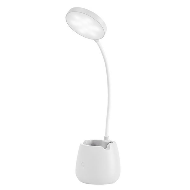 Lámpara De Noche LED, USB Recargable Flexible Pequeña Luz De Escritorio Protección Para Los Ojos Para Adultos Para Dormitorio Junto A La Cama