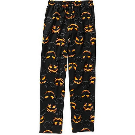 Men's Halloween Poplin Sleep Pants