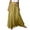Yellow, variant on Bbyeadc Maxi Skirts for Women Cotton Linen Elastic Waist Pleated Skirts High Waisted Swing Solid Color Casual Vacation Outfits with Belt,Blue (S)