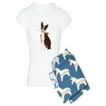 thumbnail image 1 of CafePress - Boston Terrier - Women's Light Pajamas, 1 of 1