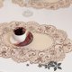 thumbnail image 2 of KDJ Embroidered Lace Tablecloth White Satin Fabric Square Round Rectangle Oval Wedding Party Decor Floral Pattern Elegant Table Cover, 2 of 9