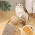 thumbnail image 2 of Cat Scratching Board Arch Bridge Design Claw Resistant Long-lasting Corrugated Paper Claw Grinder Furniture Protector Arched Cat Scratch Ball, 2 of 5