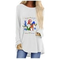 thumbnail image 1 of Lolmot T-Shirt Blouse Décontracté pour Femme à Col Rond de Noël à Manches Longues Imprimé, 1 of 1