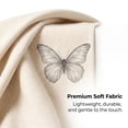 thumbnail image 5 of HUANGLE Tapestry, White Butterflies Insect Pattern Wall Tapestry, High-Quality Polyester Large Tapestry, Beautiful Bedroom And Office Decor, 60x40Inch, 5 of 9