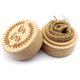 thumbnail image 1 of Caja de anillo de boda grabada, soporte de almacenamiento de madera redondo de compromiso de madera rústica para soporte de exhibición de ceremonia de propuesta BANYUO  Hogar, 1 of 3