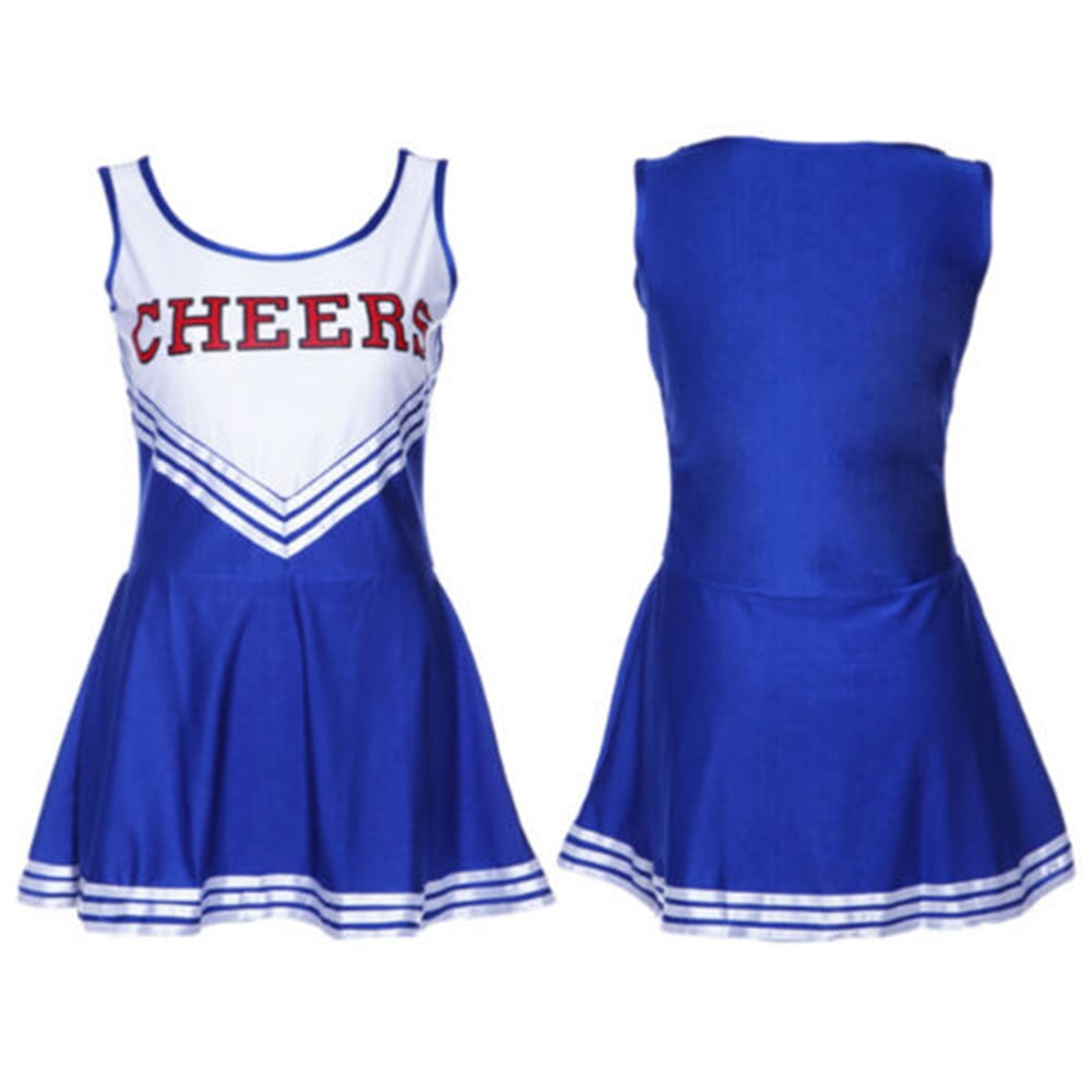 Qmyliery Women Cheerleader Costumes, School Performance Fancy Dress