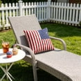thumbnail image 1 of Patriotic 4th Of July Pillow Covers USA Flag Bald Raptor Polyester Cushion Cases For Sofa Home Decor, 1 of 6