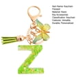 thumbnail image 7 of Tnobhg 2Pcs Initial Letter Keychains Green Butterfly Pendant Keychain Set Exquisite Relief Alphabet Keychain Pendant for Best Friend Mom Daughter Granddaughter Grandma, 7 of 7
