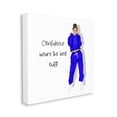 thumbnail image 4 of Stupell Industries Confidence Fashion Phrase Inspirational Painting Gallery Wrapped Canvas Art Print Wall Art, 17 x 17, 4 of 8