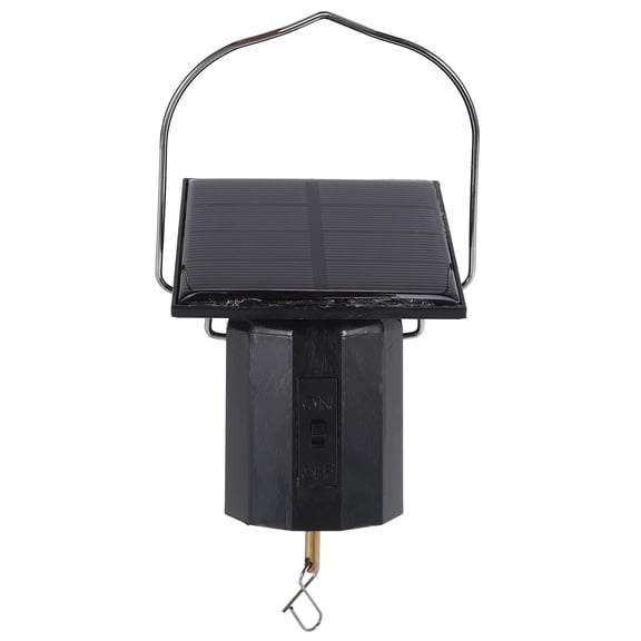 Solar Wind Spinner Motor, Rotatable Hanging Hook Display Driver for Wind Chime and Outdoor Garden Decoration