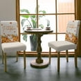 thumbnail image 3 of Dining Room Chair Covers, Thanksgiving Hello Pumpkin Maple Leaf Sunflower Autumn Wood Grain Vintage Stretch Parsons Chair Slipcovers Removable Kitchen Chair Protector Cover for Dining Room， Set of 4, 3 of 6