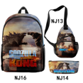 thumbnail image 2 of Godzilla Vs King Kong Godzilla Vs Kong Backpack Shoulder Bag Pencil Case Suit-week, 2 of 4