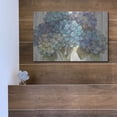 thumbnail image 5 of Luxe Metal Art 'Turquoise Hydrangea on Barn Board' by Albena Hristova, Metal Wall Art, 16"x12", 5 of 9