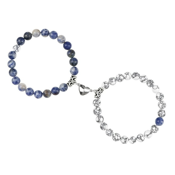 TopLLC Matching Couple Bracelets Healing Crystal Bracelets For Couples on Clearance