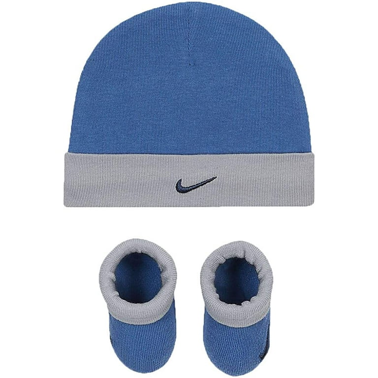 Vulkaan Overvloed teksten Nike Jordan Infant Baby Hat and Booties Set (Mountain  Blue(LN0052-C53)/Grey, 0-6 Months) - Walmart.com