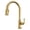 Brushed Gold, variant on Karran Usa KKF310SS Auburn 1.8 GPM Single Hole Kitchen Faucet - Stainless Steel