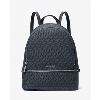 MICHAEL KORS Dallas Medium Signature Logo Backpack-Admiral