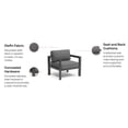 thumbnail image 4 of Homestyles Grayton Aluminum Outdoor Aluminum Lounge Chair in Gray, 4 of 25