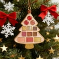 thumbnail image 2 of Bpyeka PendantChristmas Tree Makeup Decorations Christmas Ornaments Pendants 2dChristmas GiftsChristmas Decor, 2 of 4