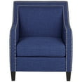 thumbnail image 4 of Studio 55D Flynn Navy Blue Upholstered Armchair, 4 of 9