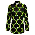 thumbnail image 4 of National Flag Jamaica Long Sleeve Blouse Woman Streetwear Casual Shirts Summer Oversize Woman Streetwear Clothing Birthday Present, 4 of 7