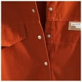 thumbnail image 6 of Womens Shackets Casual Spring Long Lightweight Button Down Blouses Jackets Coats With Pockets, 6 of 6
