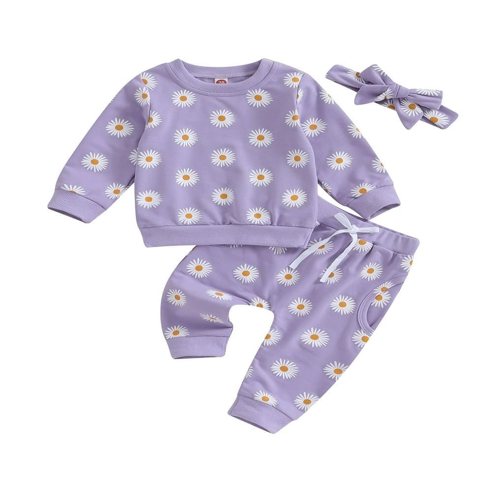 Daisy print baby clothes best sale