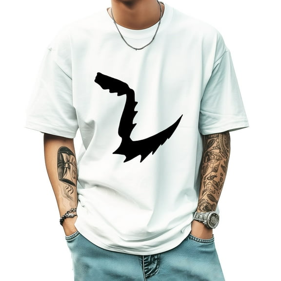 Graphic Tees for Men Summer New Print Casual Tee Fashion Trend Sports Shirt Select